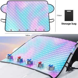 Car Windshield Cover for Ice and Snow Sun Shade Dust Rain Frost Guard Protector